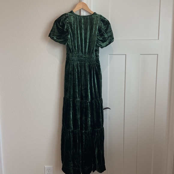 NWOT The Somerset Velvet Maxi Dress Anthropologie - Picture 8 of 14